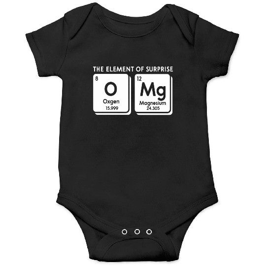 Periodic Table Omg The Element Of Surprise Science Onesies