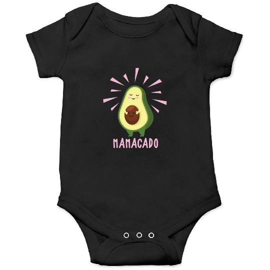 Mamacado Pregnant Mom Avocado Baby Onesies
