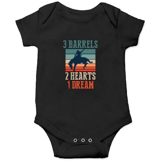 Barrel Racing Rodeo Onesies