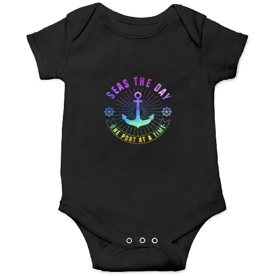 Cruise Seas The Day Family Vacation Onesies