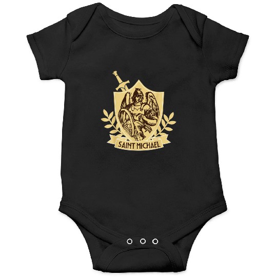 Saint Michael Patron Saint of Police Officers Onesies
