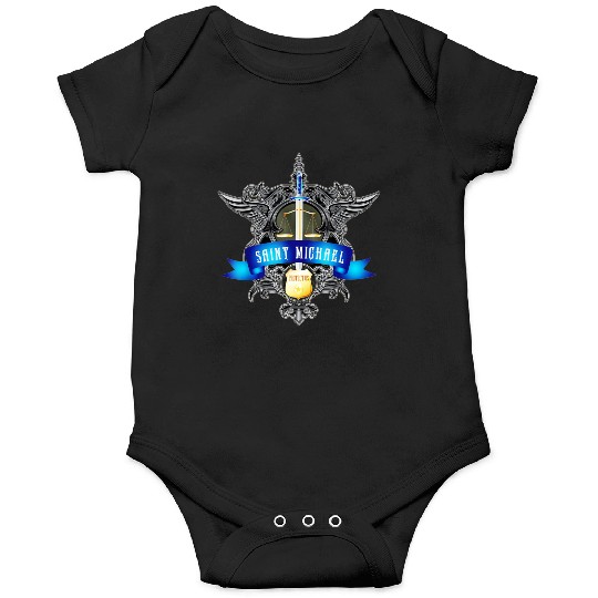 Saint Michael Patron Saint of Police Officers Onesies