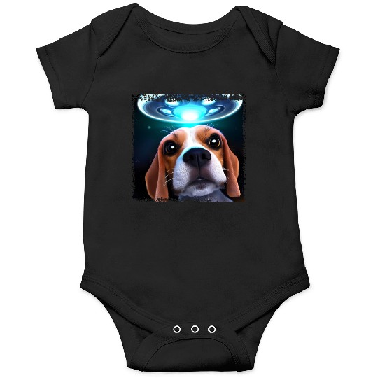 UFO selfie with beagle Onesies