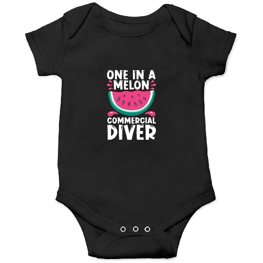 Diving Diver Melon Commercial Diving Onesies