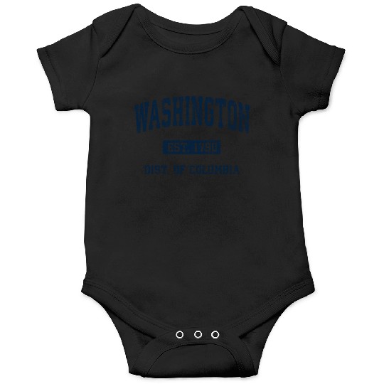 Washington Dc Athletic Sports Onesies