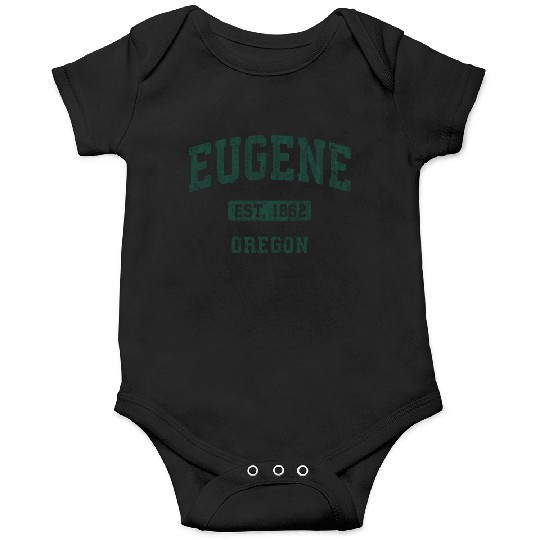 Eugene Oregon Or Athletic Sports Onesies