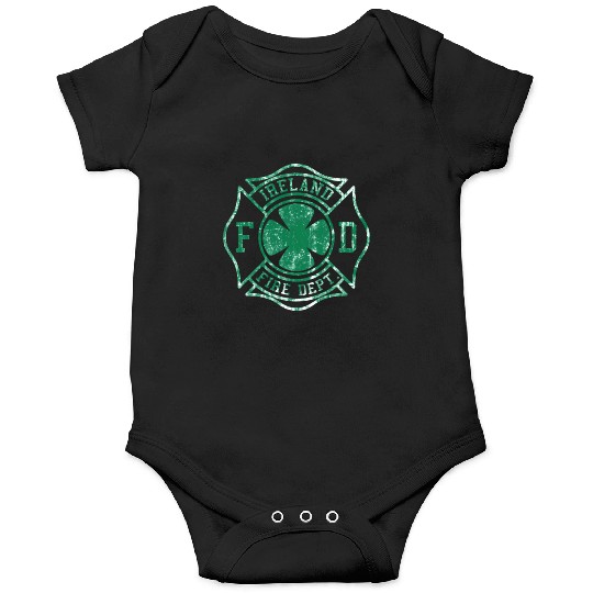 Ireland Fire Department Irish Firefighter Onesies
