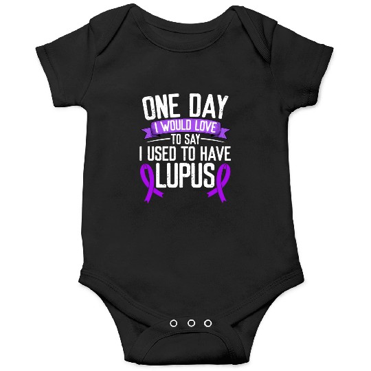 Lupus Awareness Month Purple Ribbon I Used To Onesies