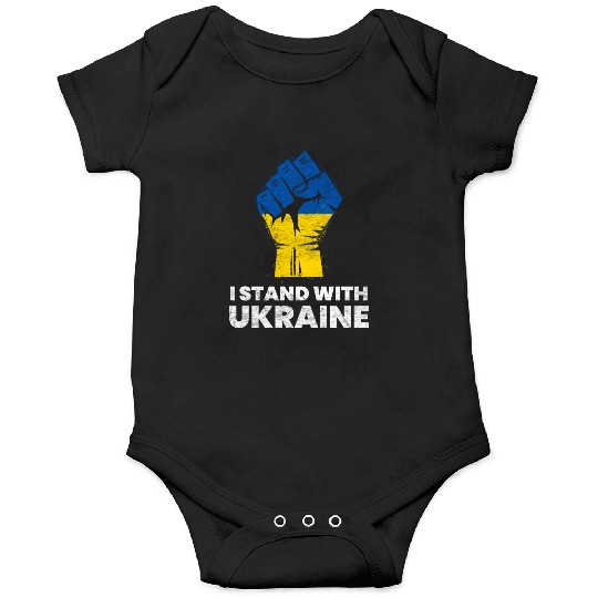 Ukrainian Flag I Stand With Ukraine Flag Onesies