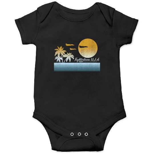 Top Gun Fightertown Usa Sunset Onesies