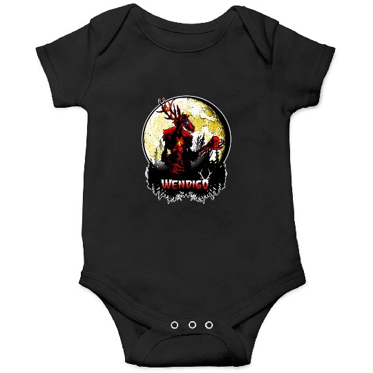 Wendigo New Monster inwalker Cryptid Evil Onesies
