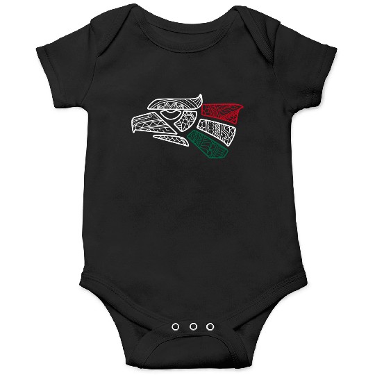 Meco Flag - Mecan Eagle Aztec Style - Hecho Onesies