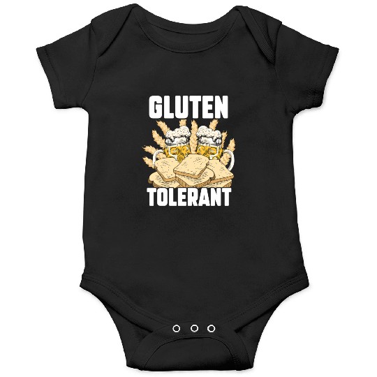 Gluten Tolerant Meme Humor Drinking Onesies