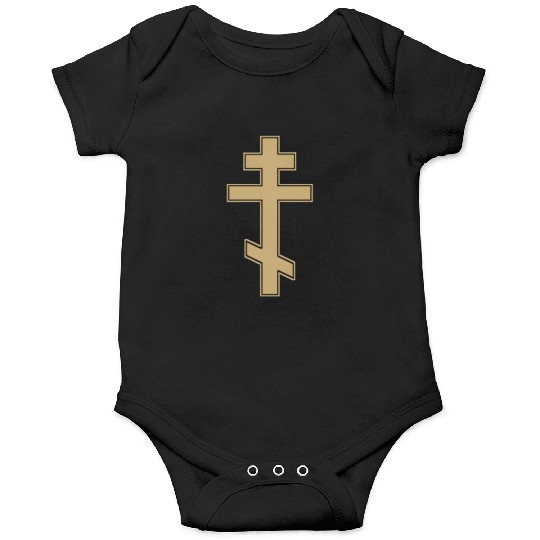 Russian Orthodox Cross Slavo Byzantine Cross Onesies