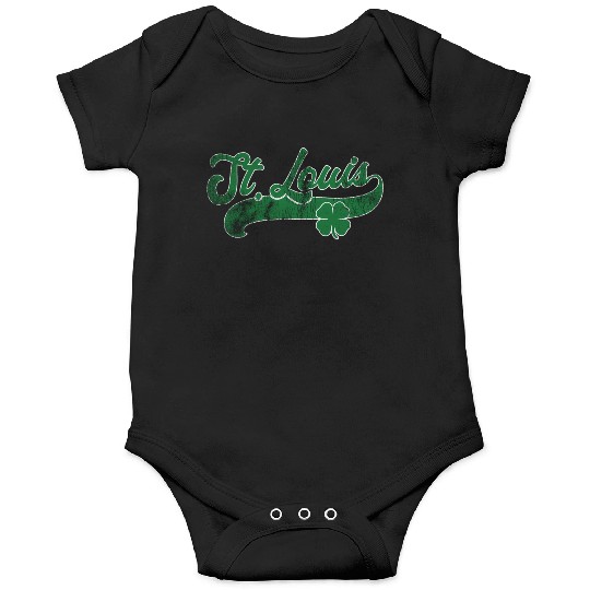 St Louis Shamrock St Patrick'S Day Saint Paddy'S Onesies