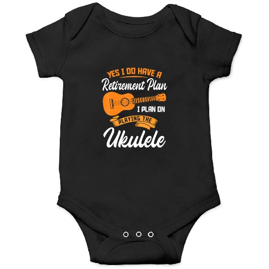 Funny Retirement Ukulele Player Guitar Onesies