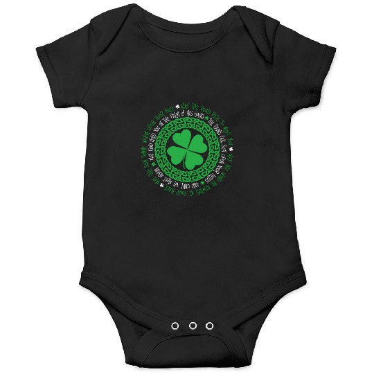 Irish Blessing Celtic Knot 4 Leaf Clover - St Onesies