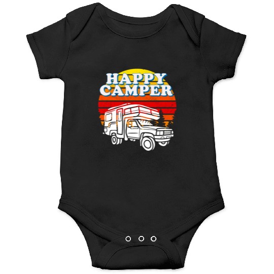 Happy Camper Funny Camping Lover Onesies