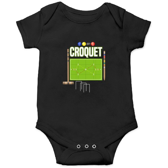 Croquet Player Garden Croquet Golf Sport Onesies