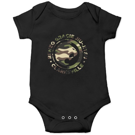 Renzo Gracie Jiu-Jitsu Clarksville Camouflage Logo Onesies