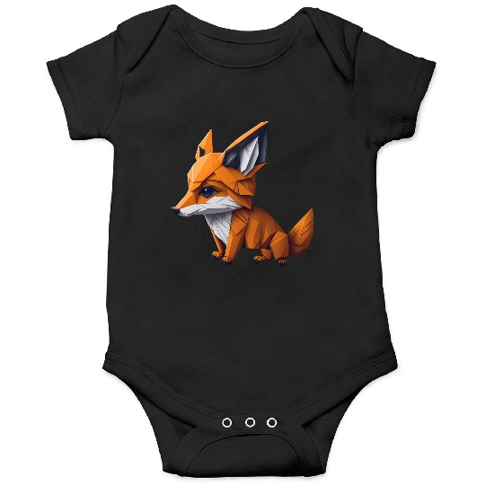 Tangram Fox Onesies