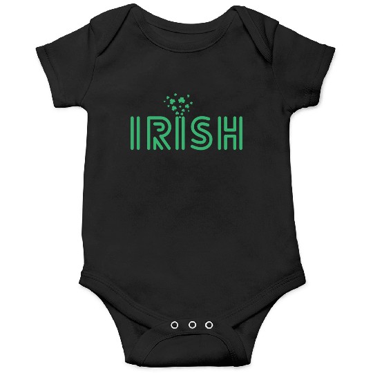 Irish in a Retro Font stars Onesies
