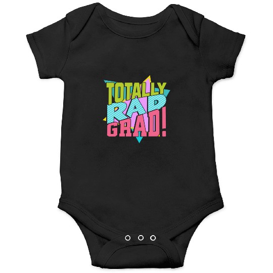 Totally Rad Grad 80'S 90'S Retro Graduation Class Onesies