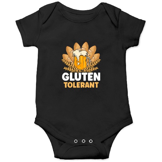 Gluten Tolerant Meme Humor Drinking Onesies