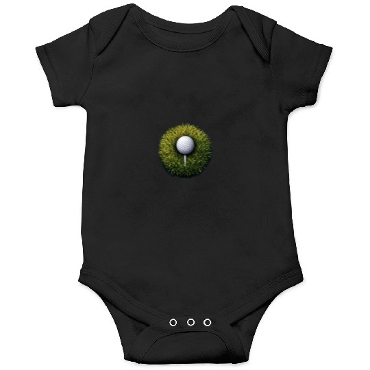 Golf Ball Green Grass Golfer Golf Player Golfing Onesies