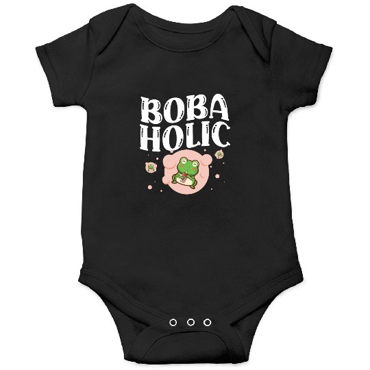 Bobaholic Bubble Tea Lover Boba Tea Drinker Korean Onesies