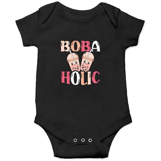 Bobaholic Bubble Tea Lover Boba Tea Drinker Korean Onesies