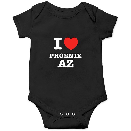 I Heart Phoenix Arizonna Love Onesies