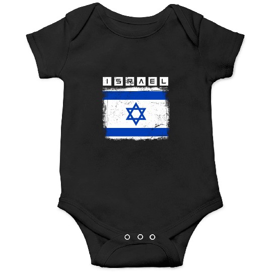 Israel Flag Star Of David Israel Onesies