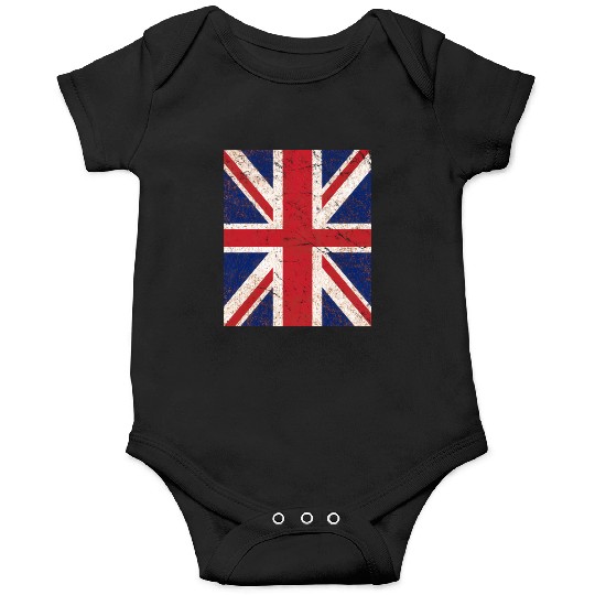 Union Jack Flag Onesies