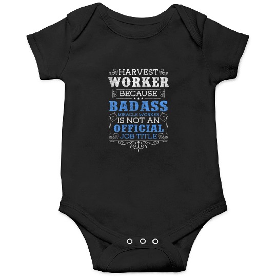 Harvest Agriculture Tractor Farmer Onesies