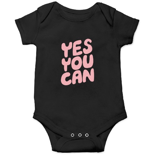 Yes You Can Blue Pink Onesies