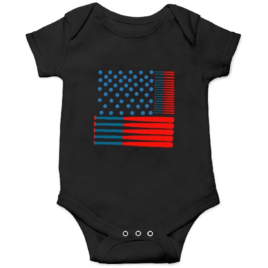 Baseball Stars & Stripes: A Patriotic Swing Onesies