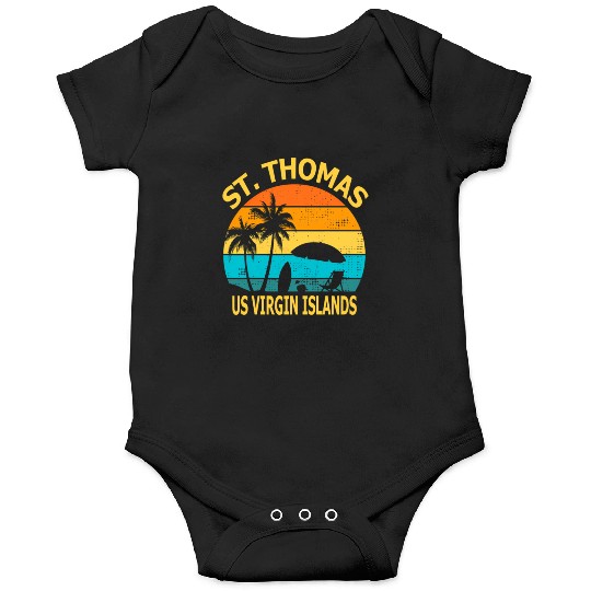 Travel St Thomas Us Virgin Islands Vacation Souven Onesies