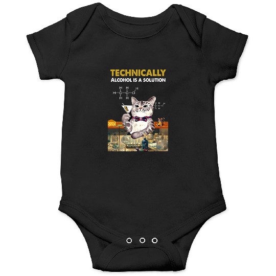 Techally Alcohol Is A Solution Chemistry Onesies