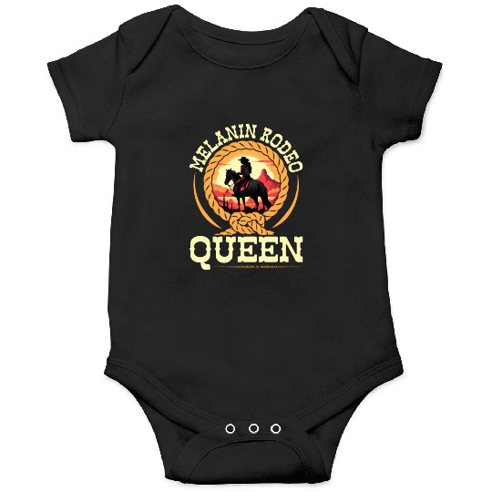 Melanin Rodeo Queen Cory African-American Onesies