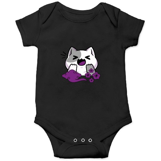 Asexual Subtle Ace Pride Anime And Cat Japanese Onesies