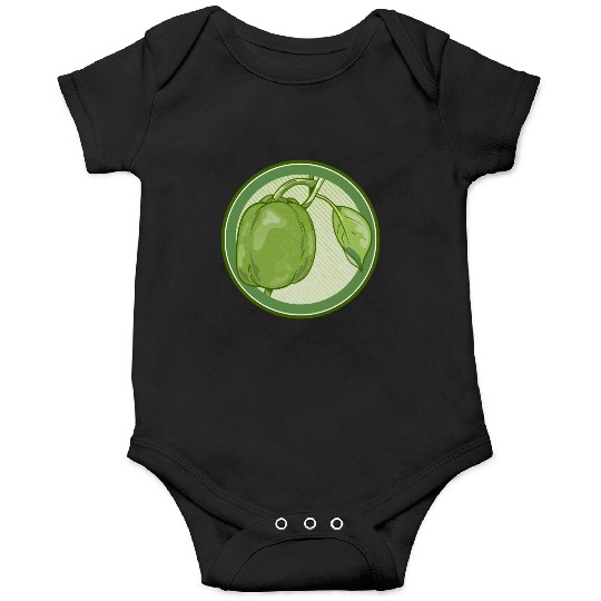 Green Bell Pepper Onesies
