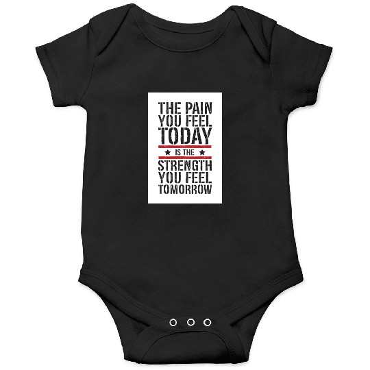 Strength You Feel Tomorrow Funny Gym Workout Train Onesies