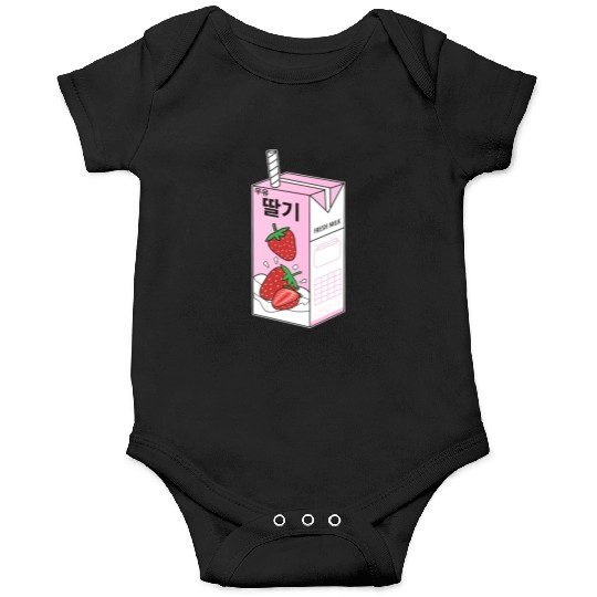 K Pop Strawberry Milk Drink Korea Kpop Korean Onesies