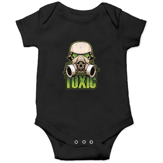 Toxic Green Military And Safety Gas Onesies