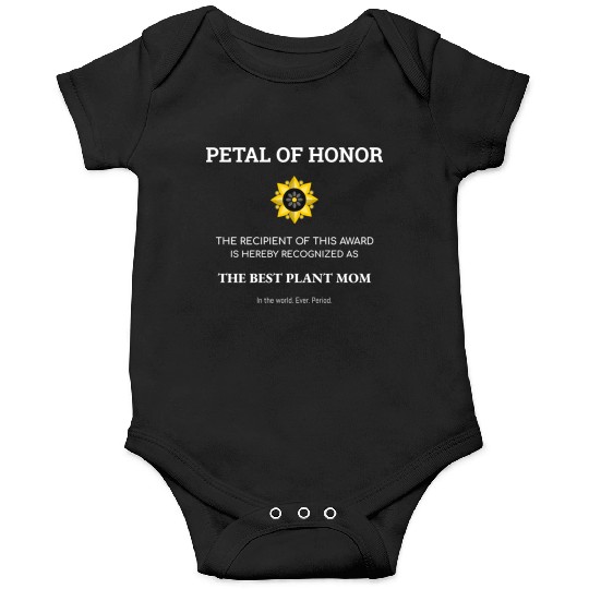 Plant Mom Petal Of Honor Funny Plant Lover Onesies