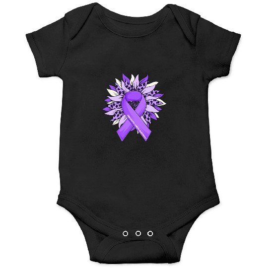 Pancreatic Cancer Sunflower Pancreatic Cancer Onesies
