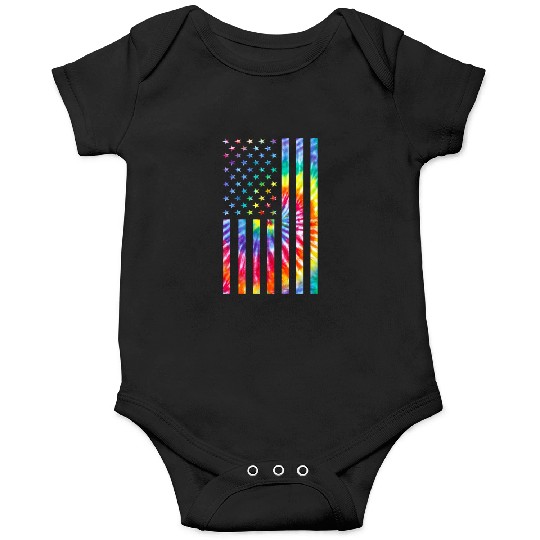 American Flag Cat Lover LGBT Pride Month Feline Onesies