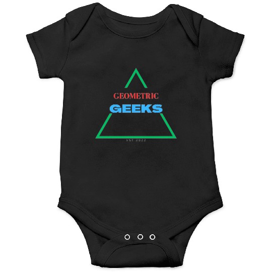 Red Blue Green Geometric Greeks Onesies