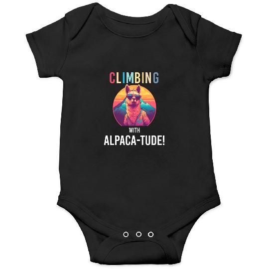 Funny Alpaca with Sunglasses - Alpaca-tude Onesies